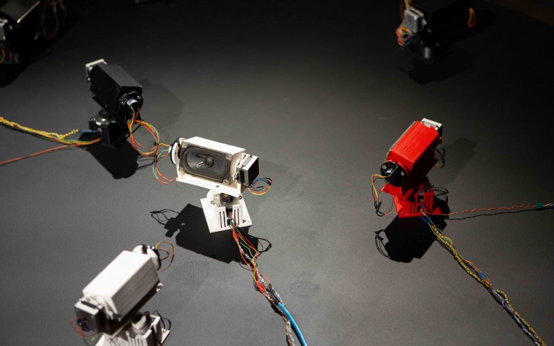 esc medien kunst labor out of control swarm of speakers foto martin gross